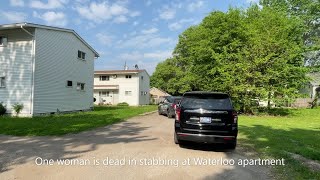 Video: Homicide at Waterloo apartment, May 21, 2023