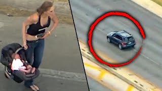 Woman With Baby in Car Leads Texas Police on High-Speed Chase