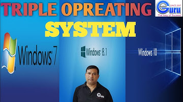 How to Install three operating system in one computer