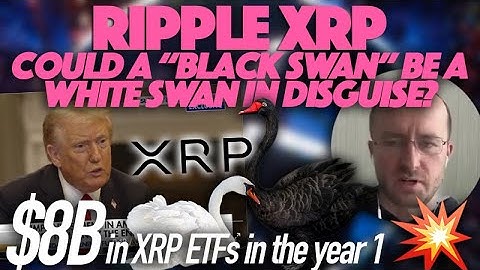 Could A Black Swan Be A White Swan In Disguise For Ripple XRP? & XRP ETF To Pull In $8B In 1st Year?