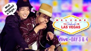 Taekook in Vegas are Still Stuck to Each Other [PTD Day 3 & Day 4 Full + Vlive Taekook Moments]