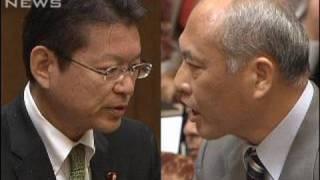 長妻厚労大臣思わず「舛添大臣」と発言　直接対決で（09/11/06）
