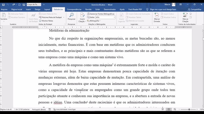 Inserir notas de rodapé e notas de fim - Suporte da Microsoft