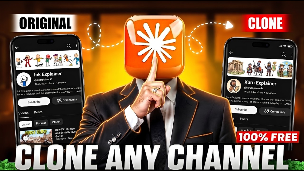 How to Clone Any YouTube Channel with Claude AI | Make Viral Stickman History Videos