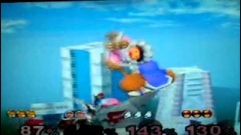 Super Smash Bros Melee Debug Menu Fun - Fox Mewtwo CF Bowser Kirby vs Giant Ice Climbers