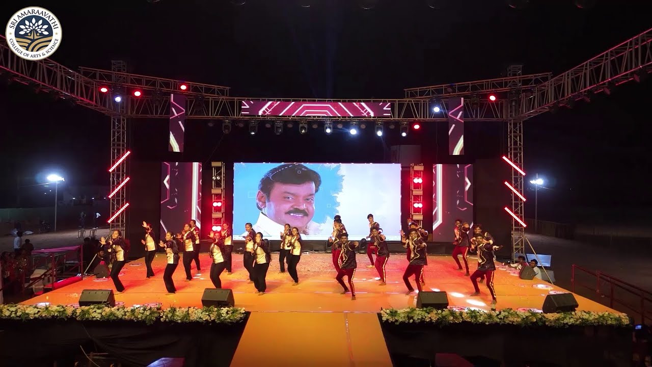 Tribute To Captain Vijayakanth | College Day Celebration 2024 | The Pulse | SACAS | Karur