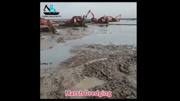 Wetland Dredging Marsh buggy with 16m long arm made by TAOBO EQUIPMENT