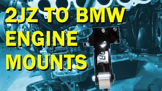 Assembling and Installing TDR Engine Mounts - 2JZ to BMW Conversion
