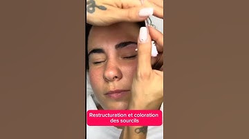 Restructuration et coloration des sourcils #sourcils #epilation #brows #eyebrows #wax #waxing #waxin