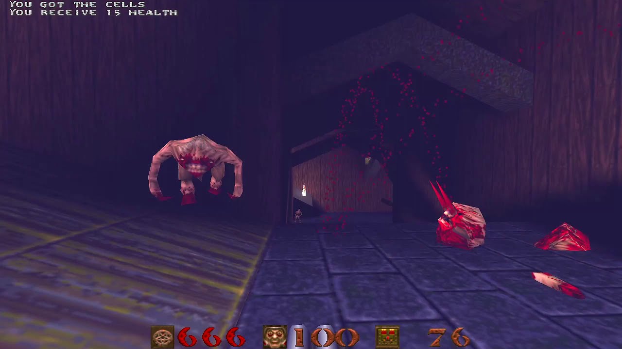 Quake - PC - [Nightmare!] - E4/M5: Hell's Atrium - 100% Kills & Secrets