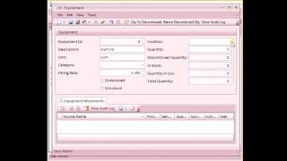 Create Equipment - Non Serialized