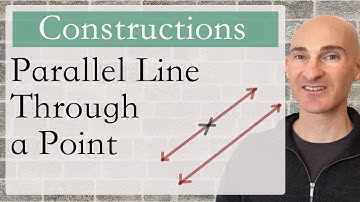 Constructing a Parallel Line through a Point (Geometry)