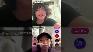 Fans getting to facetime Ethan Garcia on Afterparty livestream