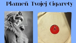 Plameň Tvojej Cigarety - pomalý fox, spieva Viera Racková, Jaroslav Malina so svojim orchestrom 1947