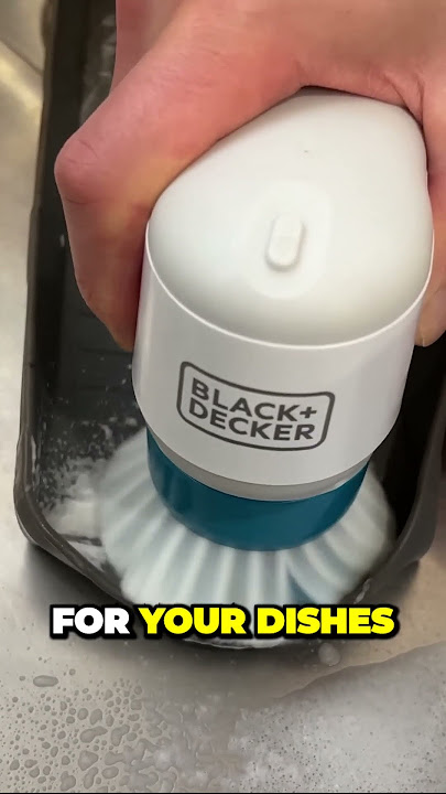  BLACK+DECKER Grimebuster Pro Power Scrubber Brush, Rechargeable  (BHPC110) , White : Health & Household