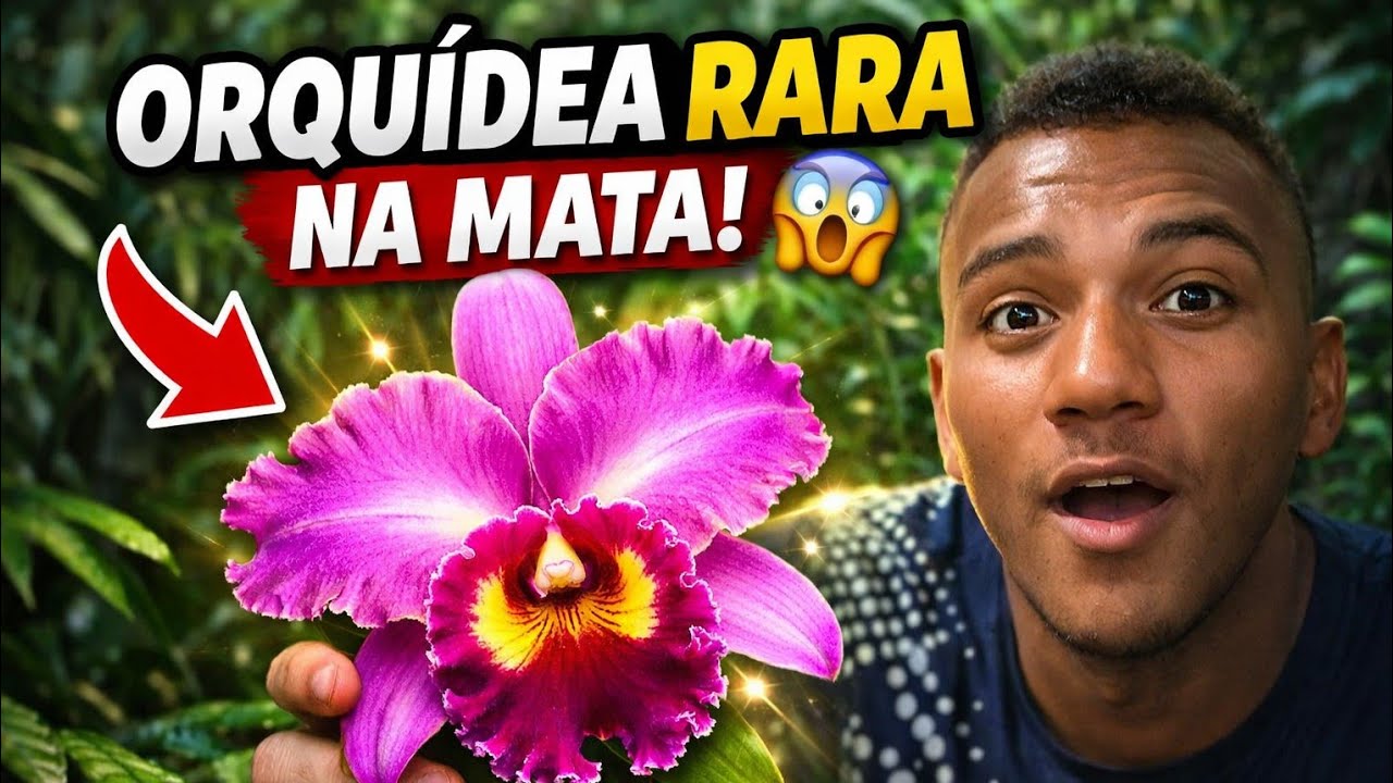 ACHEI UMA ORQUÍDEA RARA PERDIDA NO MEIO DO MATO! 😱🌸 (VOCÊ PRECISA VER ISSO)