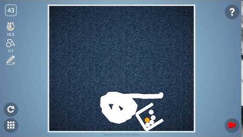 Check out how I solved level 43 in Brain It On! #BrainItOn