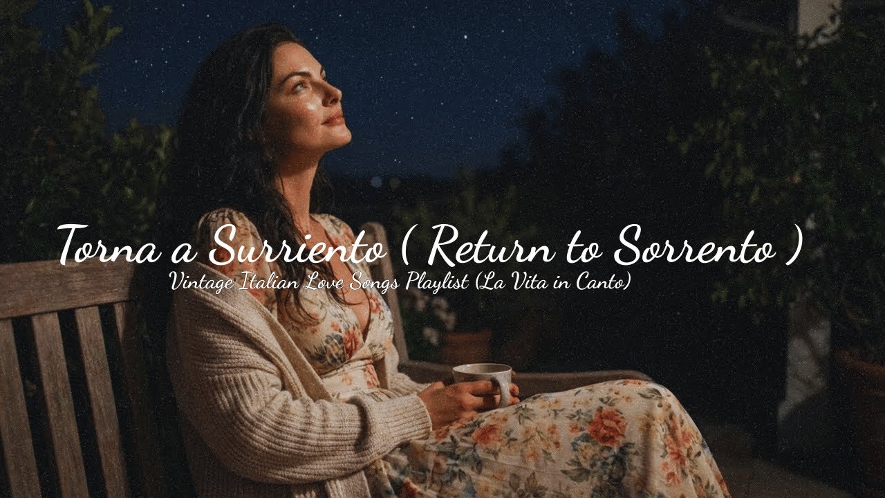 Torna a Surriento ( Return to Sorrento ) 🎞️ Vintage Italian Love Songs Playlist (La Vita in Canto)