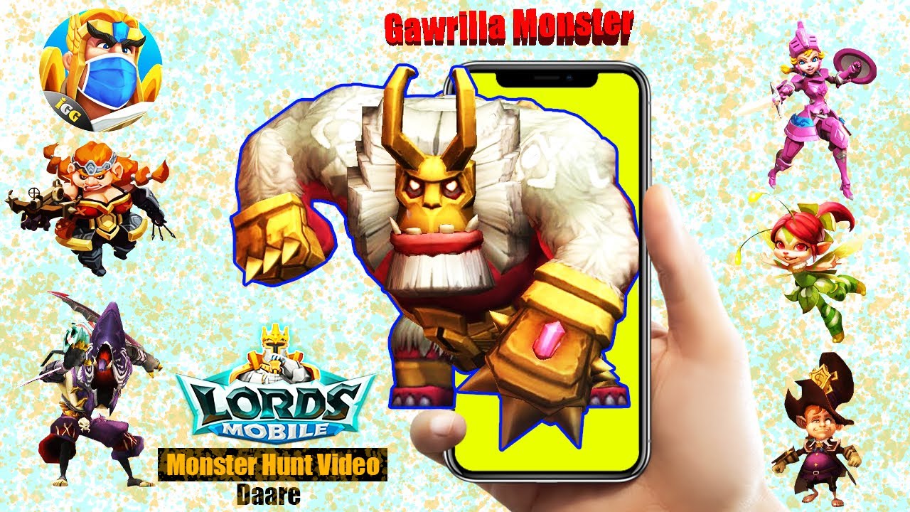 Monster Hunt Gawrilla Level 1 2021 Lord Mobile Games YouTube