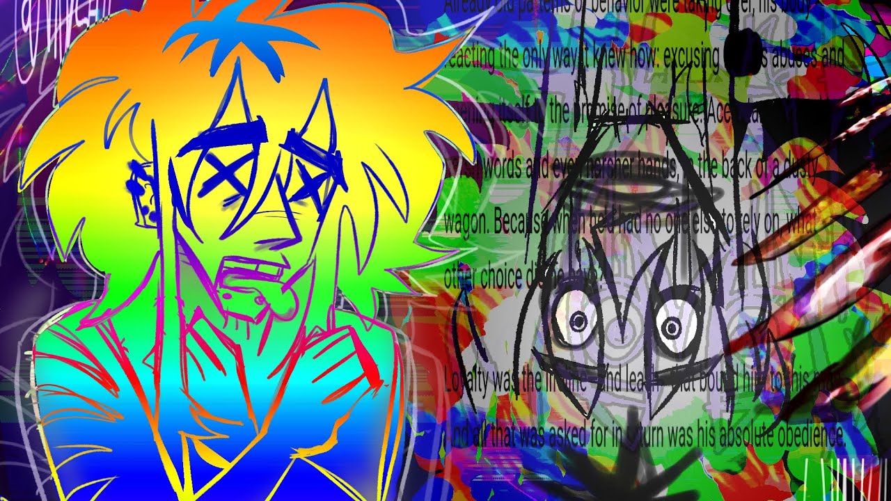 [13+] HOW TO MAKE WEIRD EYESTRAIN ART  (Tutorial/Speedpaint)