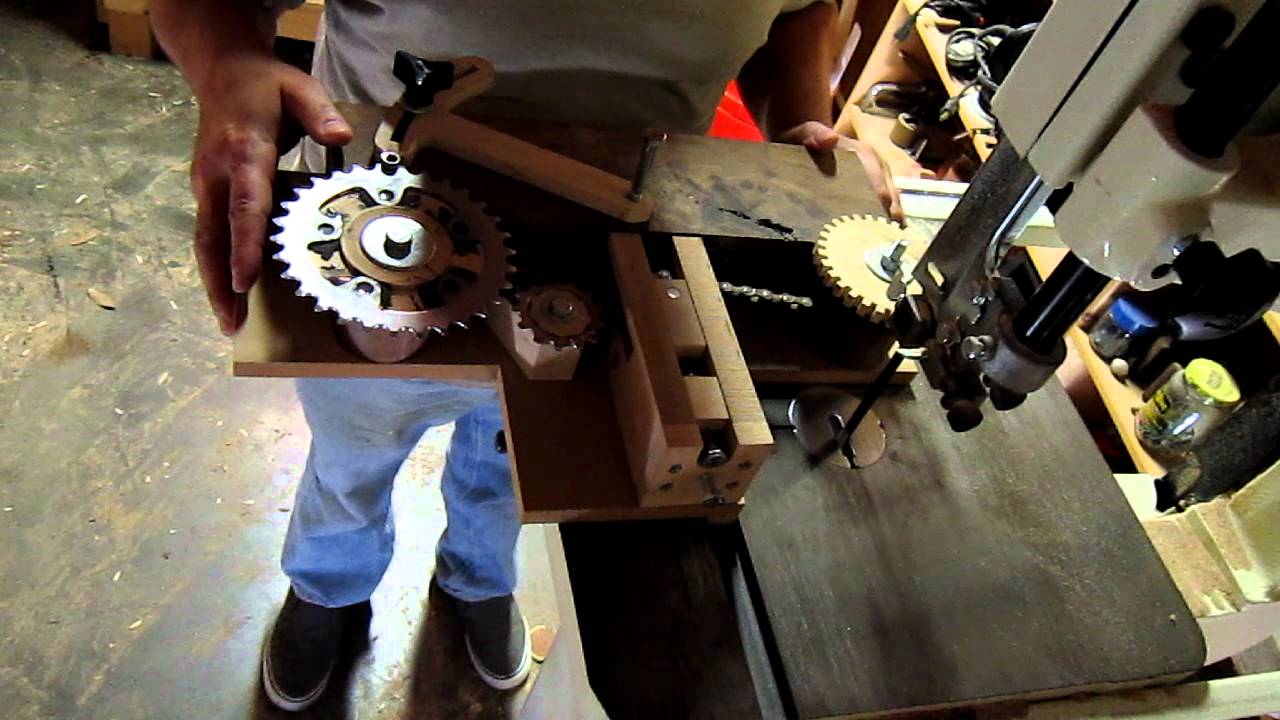 gear cutting jig demo YouTube