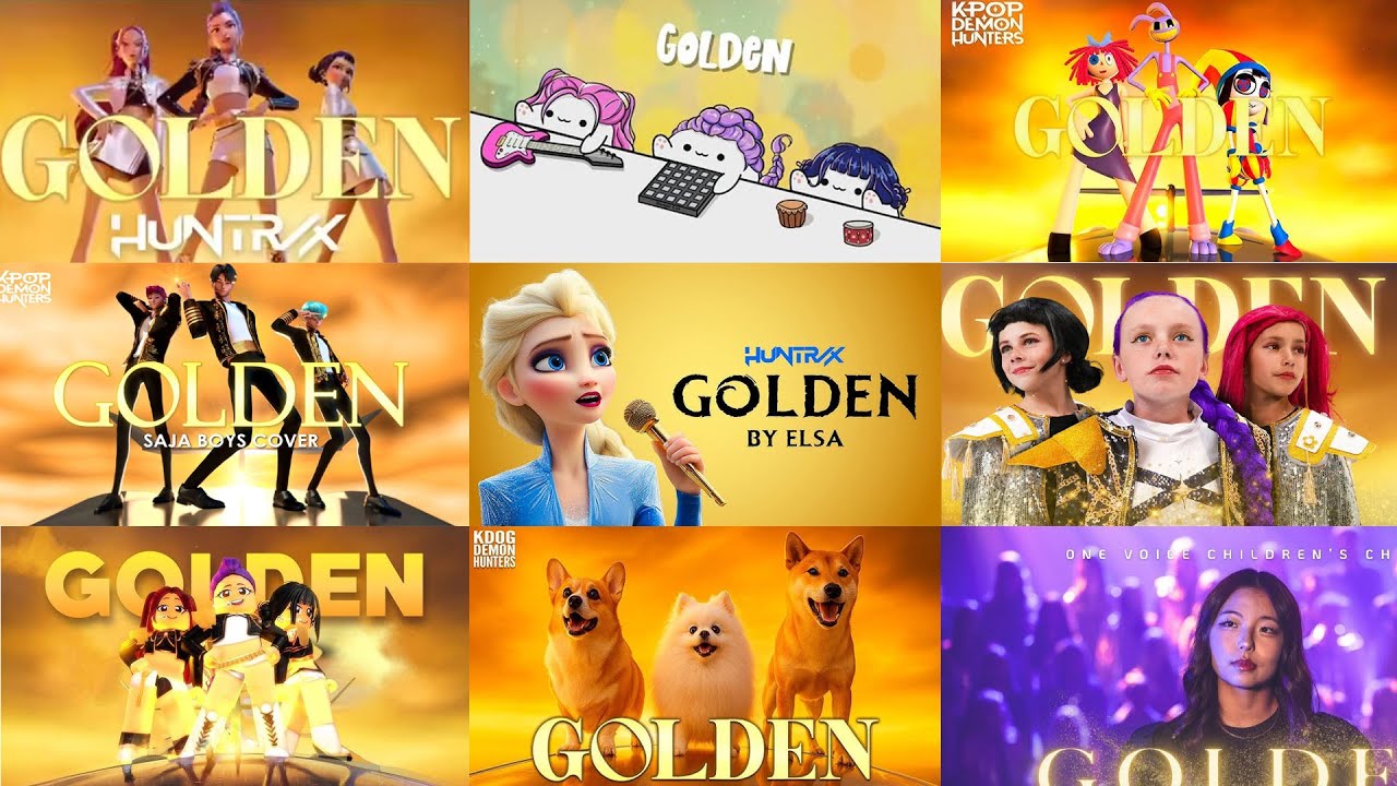 🎵 Song “GOLDEN” Huntr/x Through Different Versions | Guess The Song 🎧 ...