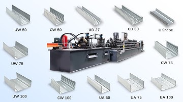 How To Choose The Metal Ceiling Channel Machine? Drywall Stud And Track Roll Forming Machine