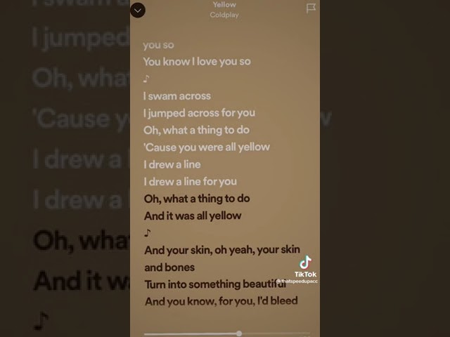 Yellow-Coldplay (sped up) class=