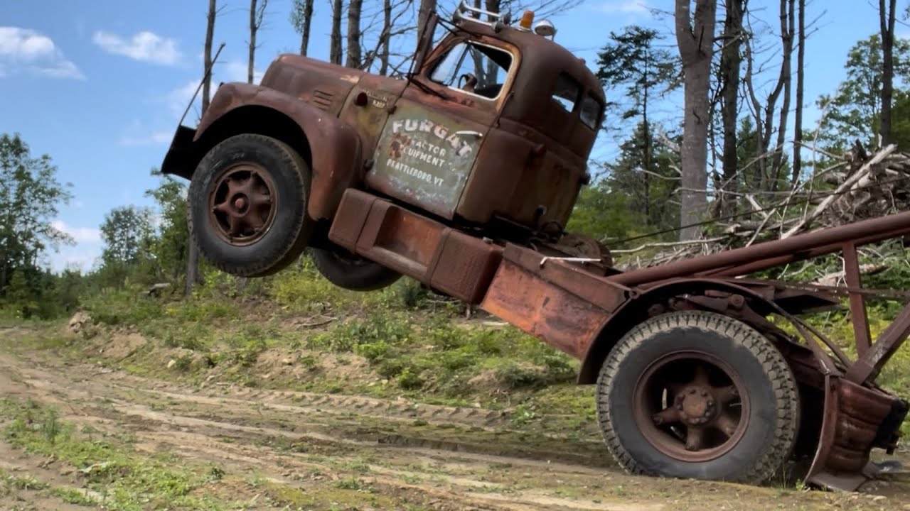 1956 Rowdy the wrecker towing autocar