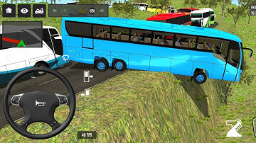 Euro Bus Driving Game Public Transportation 2024 -  Indonesia Bus Simulator Android Gameplay #1595