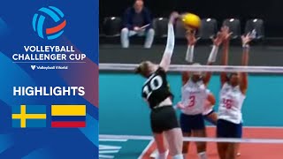 🇸🇪 SWE vs. 🇨🇴 COL - Highlights Semi Finals | Women's Challenger Cup 2023
