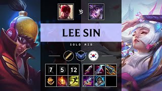 Lee Sin Mid vs Syndra - KR Diamond Patch 25.16
