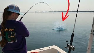 Bass Fishing a River Loaded With Bluegill and Caught This BIG Panfish!!