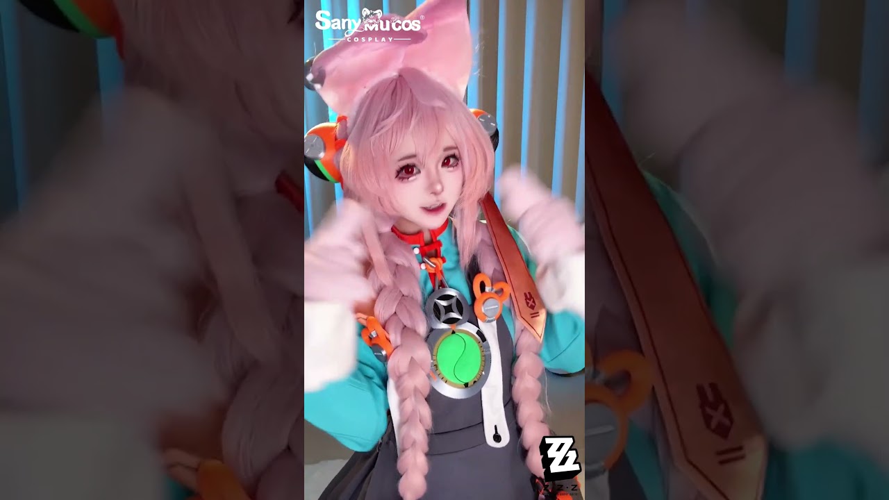 🐰🤍Zenless Zone Zero Cosplay Zhao Cosplay Costume Premium Edition Showcase🤍🐰🐰 #sanymucos