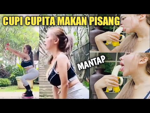 CUPI CUPITA OLAHRAGA SAMBIL MAKAN PISANG