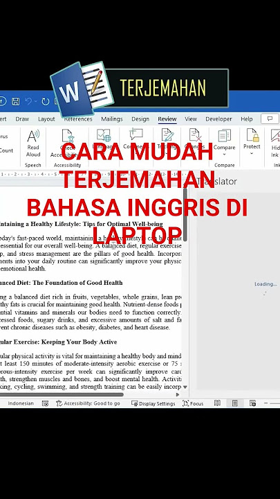 CARA MUDAH TERJEMAHAN BAHASA INGGRIS KE BAHASA INDONESIA DI LEPTOP OFFLINE #2025shorts #tutorial