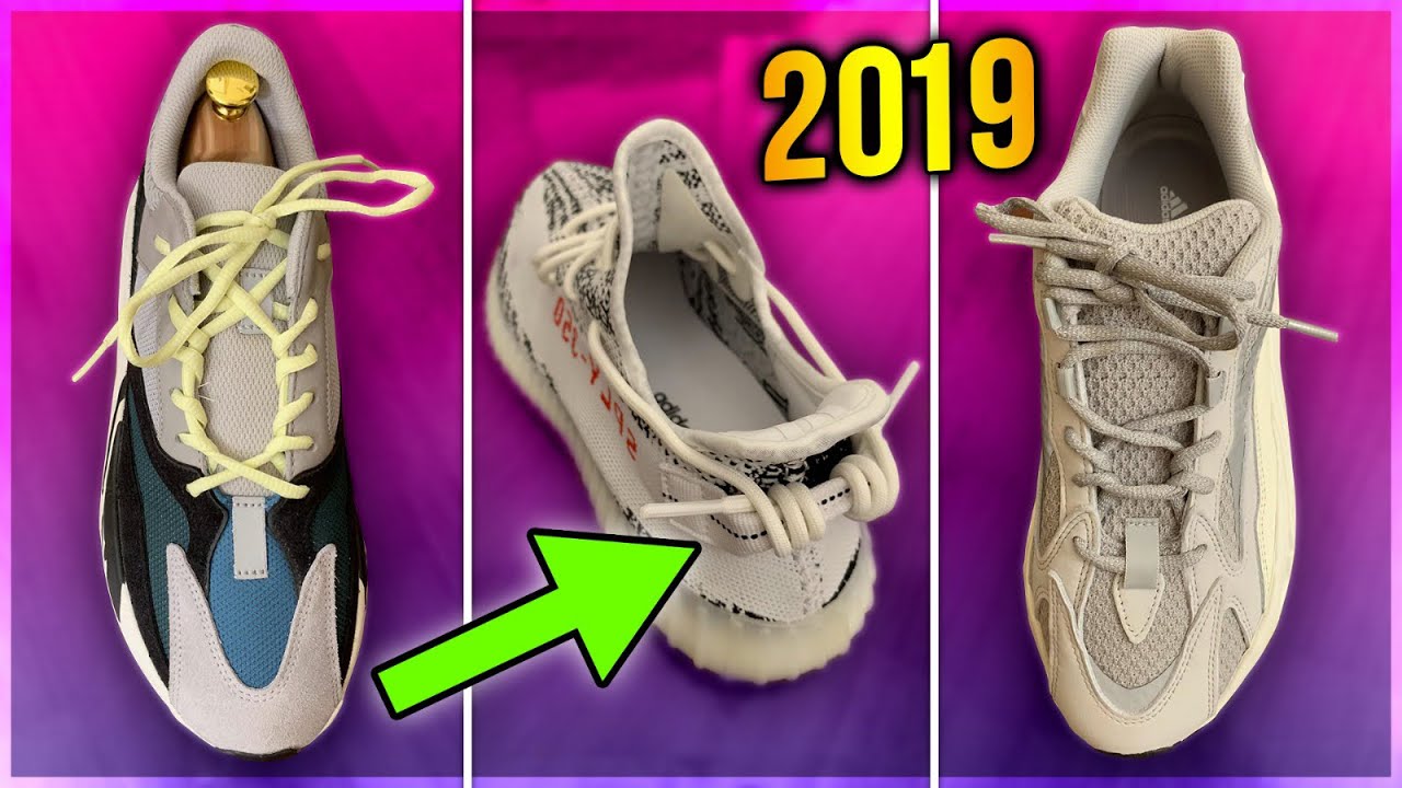 I NUOVI MIGLIORI MODI PER ALLACCIARE LE YEEZY 350/700 *2019 edition* -  YouTube