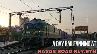 Railfanning At Navde Road Rly.Stn..