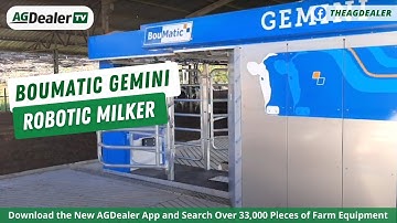 Boumatic Gemini Robotic Milker | Automatic Milking Machines for Cows | AGDealerTV
