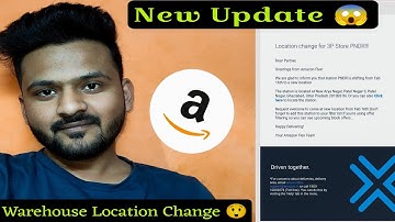 Warehouse Location Change || Amazon New Update Pickup Location Change || Warehouse Transfer