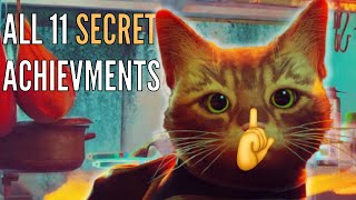 Hidden Achievments in Stray Content