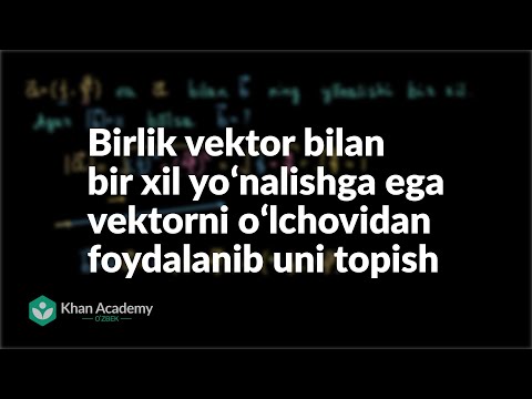 Video: Vektorni Qanday Normallashtirish Mumkin