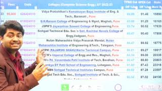 Pune Engineering Colleges || Cut off 2024