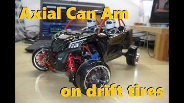 Axial Yeti Jr. Can Am Maverick X3 on drift tires