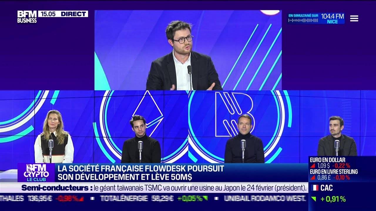 BFM Crypto, le Club : La société française Flowdesk lève 50 millions de  dollars