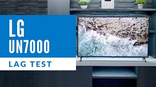 LG UN7000 Series Input Lag Test - 1080p at 60Hz