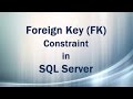 Foreign Key (FK) Constraint in SQL Server (Referential Integrity in DBMS)