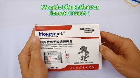 [Đk từ xa] Tiết kiệm ⏰💲 Bằng Công Tắc Đk từ xa #Honest #HT-6804-1 cao cấp 👍 Bật Tắt Mottor từ xa