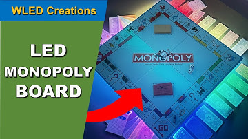 I Built an LED Monopoly Game Board
