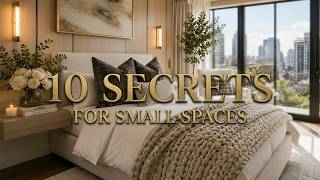 10 Designer Secrets That Make Small Bedrooms Look & Feel Luxurious | Calming, Small Space Designs screenshot 3